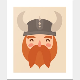 Cute viking Posters and Art